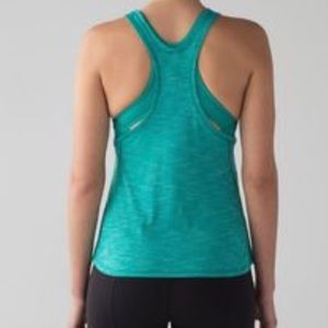 Lululemon Tank Glide Stride Tank bra layered